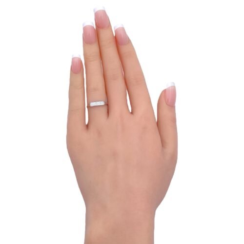 خاتم ذهب عيار 18 الوزن 0.81 جرام