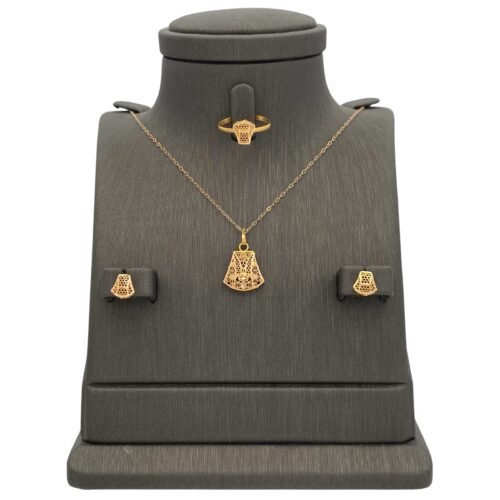 نصف طقم ذهب عيار 21 الوزن 3.34 جرام