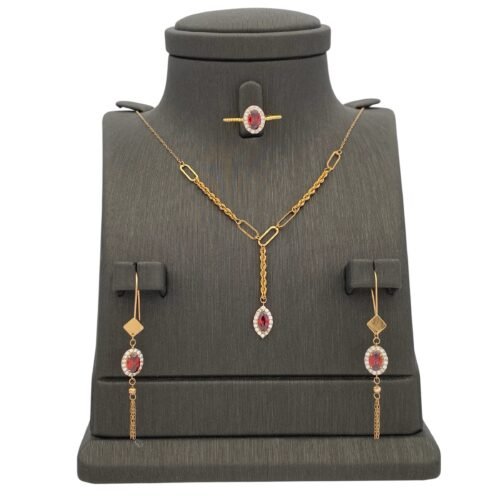 نصف طقم ذهب عيار 21 الوزن 4.47 جرام