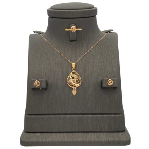 نصف طقم ذهب عيار 21 الوزن 3.44 جرام