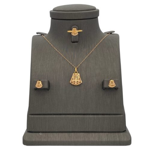 نصف طقم ذهب عيار 21 الوزن 3.37 جرام