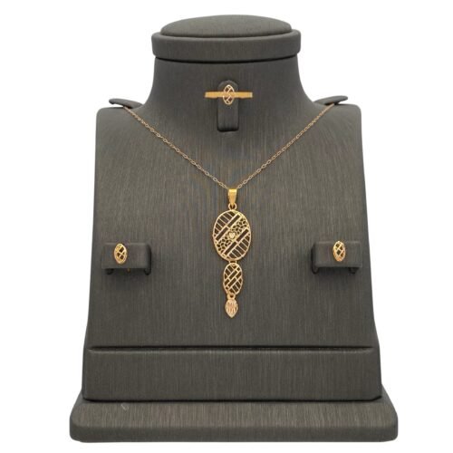 نصف طقم ذهب عيار 21 الوزن 3.57 جرام