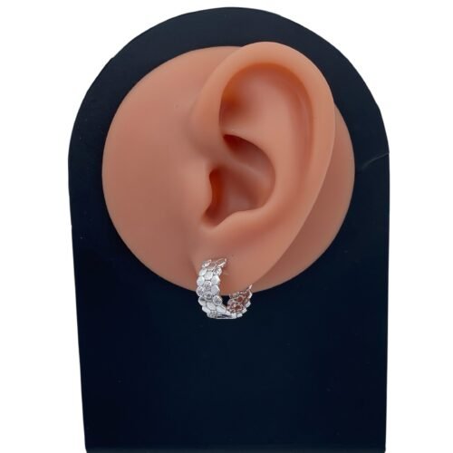 حلق ذهب عيار 18 الوزن 3.62 جرام