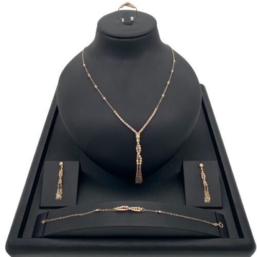 طقم سبحة ذهب عيار 18 وزن 12.09 جرام يعكس ذوقك الرفيع