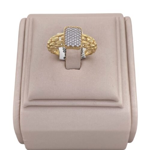 خاتم ذهب عيار 18 الوزن 3.17 جرام