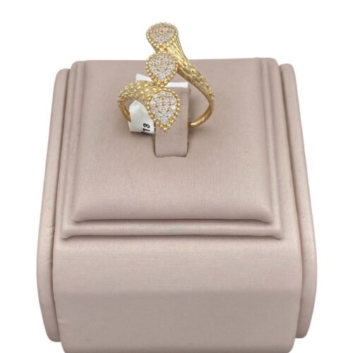 خاتم ذهب عيار 18 الوزن 2.86 جرام