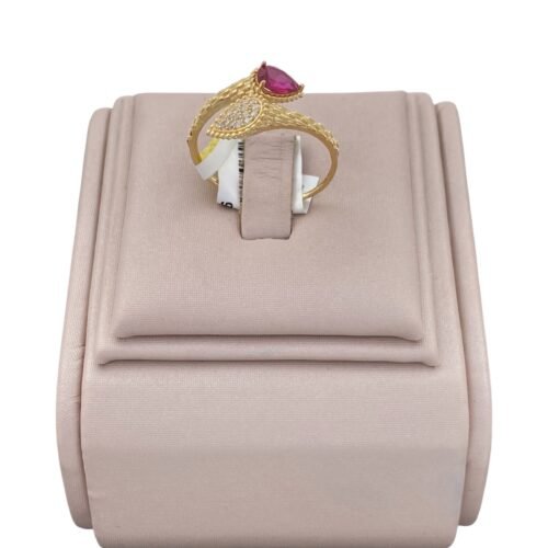 خاتم ذهب عيار 18 الوزن 1.71 جرام