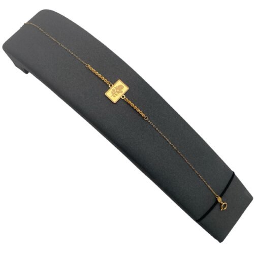 اسواره ذهب عيار 21 الوزن 0.54 جرام