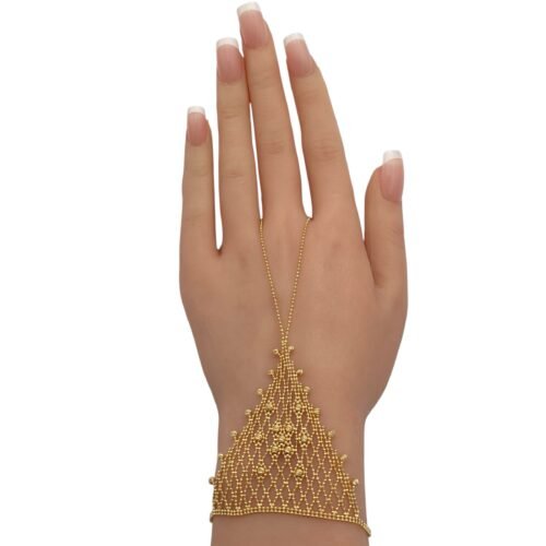 كف ذهب عيار 18 الوزن 8.40 جرام