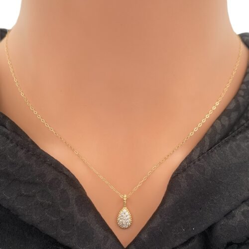 عقد ذهب عيار 18 الوزن 1.16 جرام