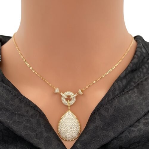 عقد ذهب عيار 18 الوزن 7.38 جرام