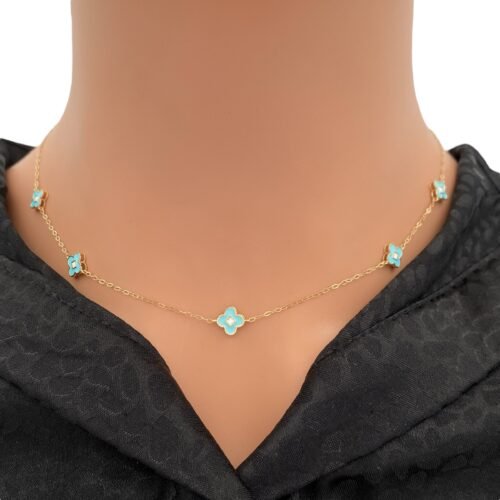 عقد ذهب عيار 18 الوزن 1.62 جرام