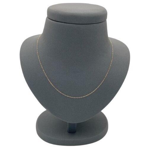 سلسال ذهب عيار 18 الوزن 0.70 جرام