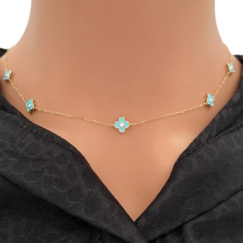 عقد ذهب عيار 18 الوزن 1.59 جرام