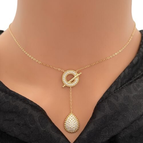 عقد ذهب عيار 18 الوزن 3.45 جرام