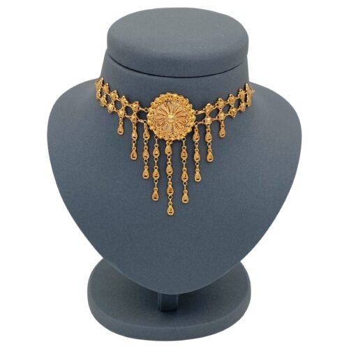 خنق ذهب عيار 21 الوزن 11.35 جرام