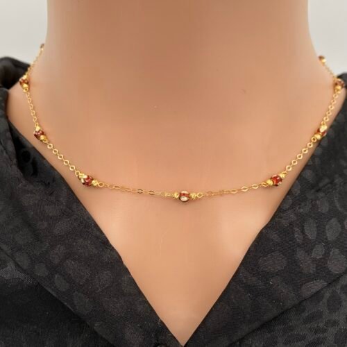 سبحه ذهب عيار 21 الوزن 4.77 جرام