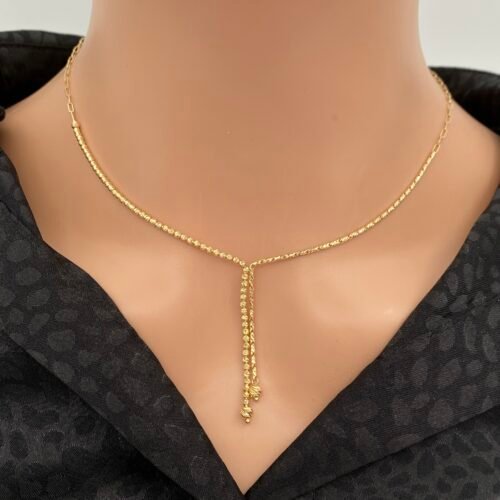 سبحه ذهب عيار 18 الوزن 4.6 جرام