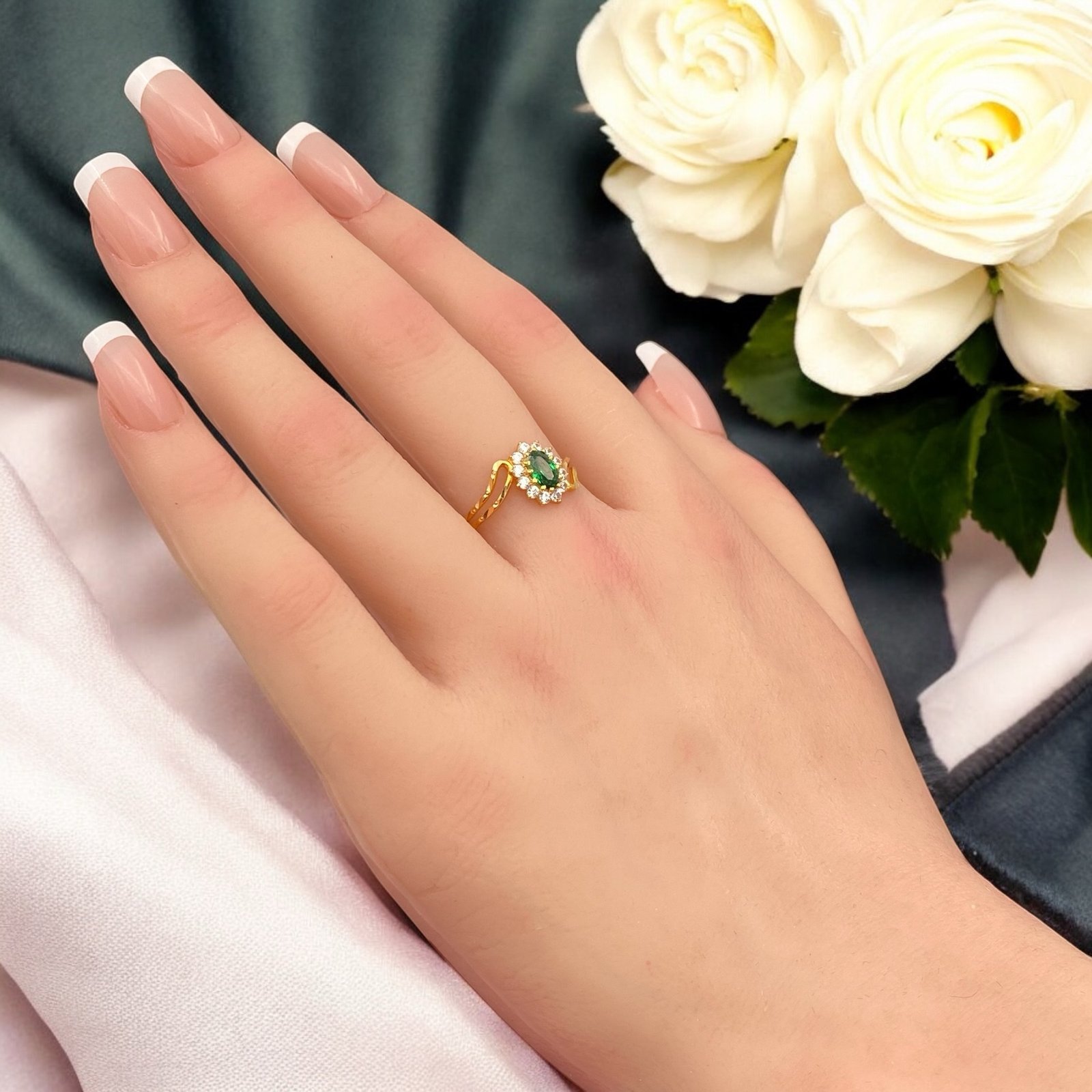 خاتم ذهب عيار 21 الوزن 1.71 جرام