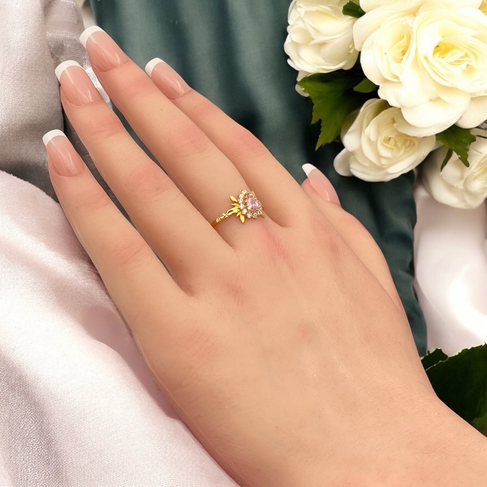 خاتم ذهب عيار 21 الوزن 1.56 جرام