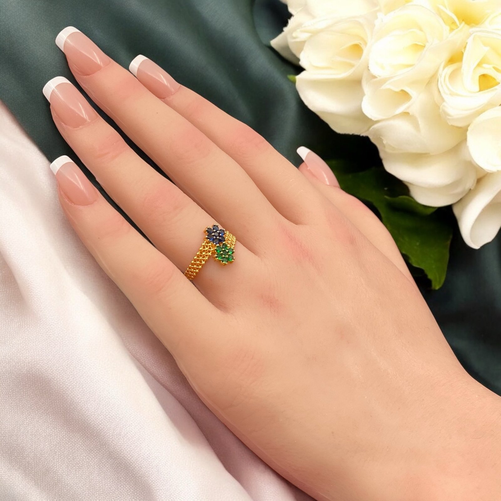 خاتم ذهب عيار 21 الوزن 2.01 جرام