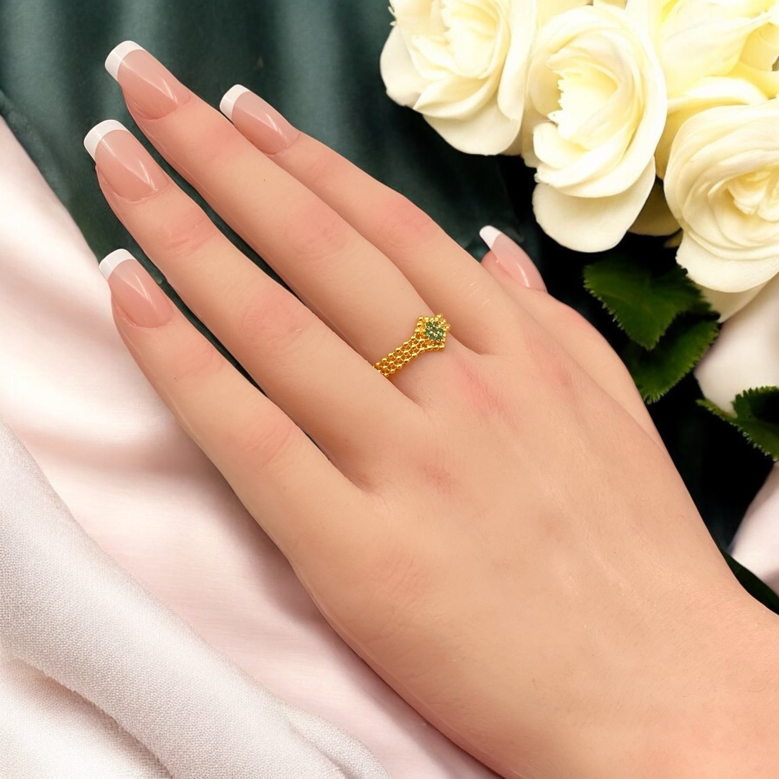 خاتم ذهب عيار 21 الوزن 2.07 جرام