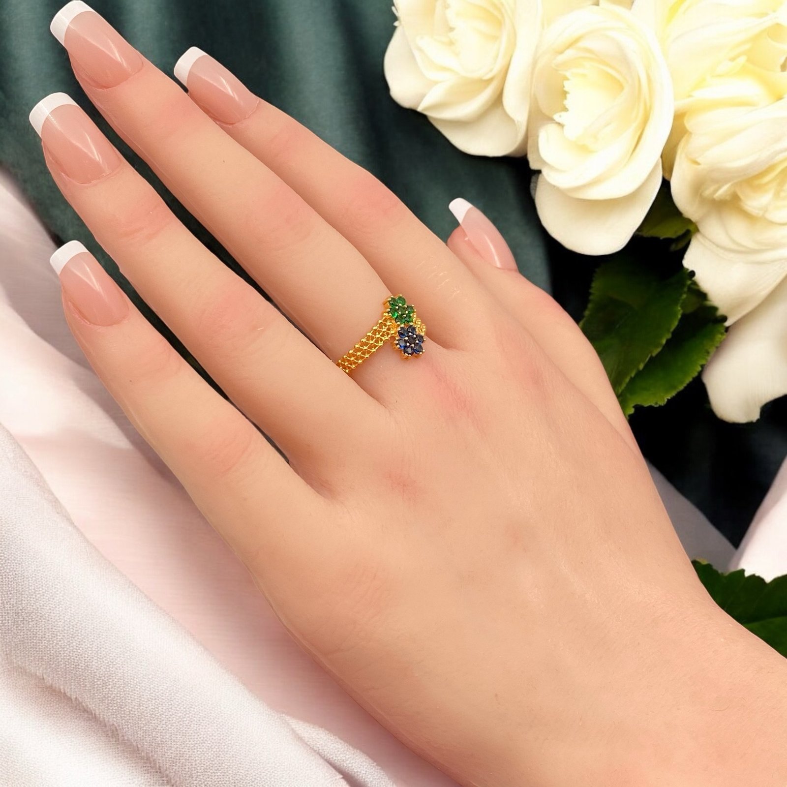 خاتم ذهب عيار 21 الوزن 2.08 جرام