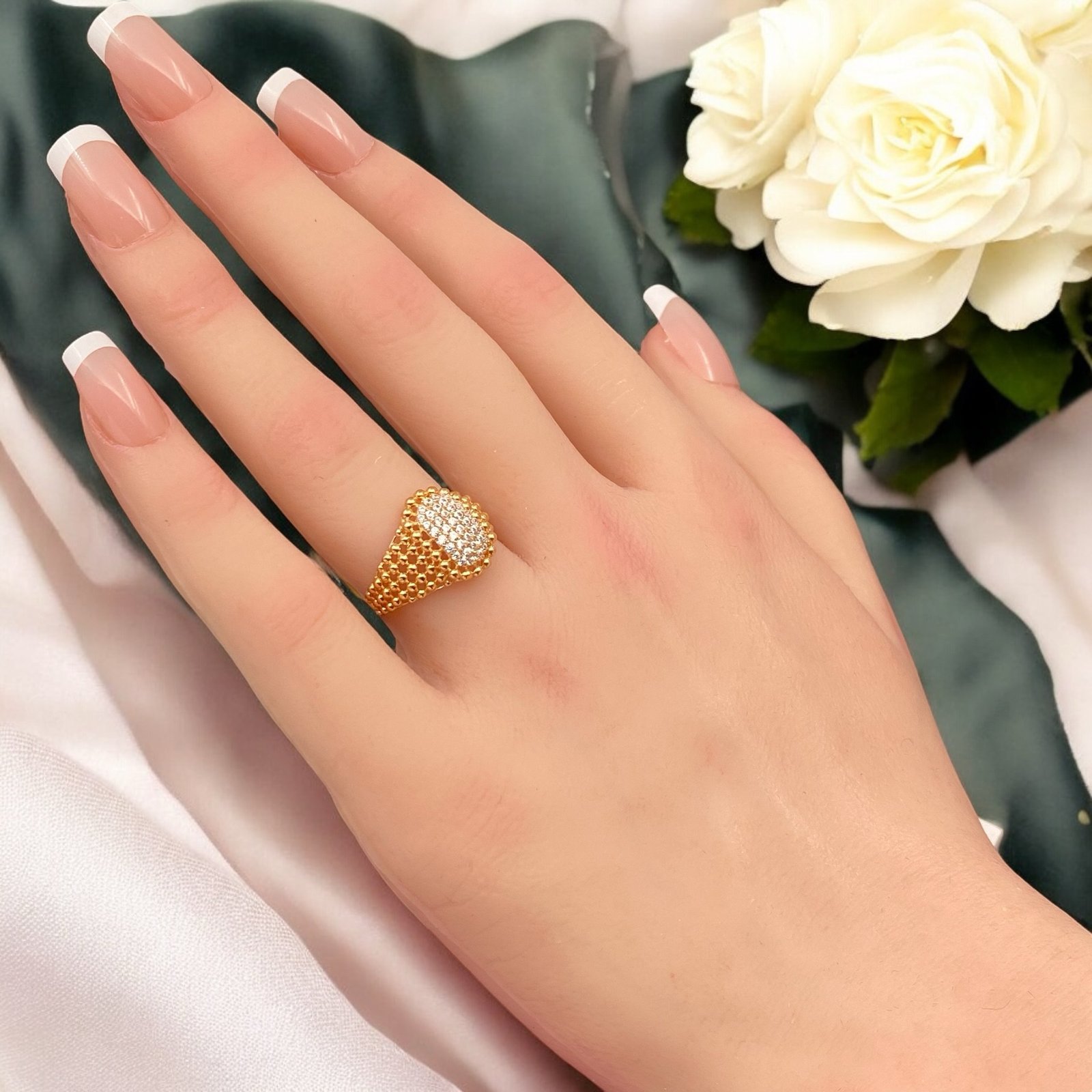 خاتم ذهب عيار 21 الوزن 2.49 جرام