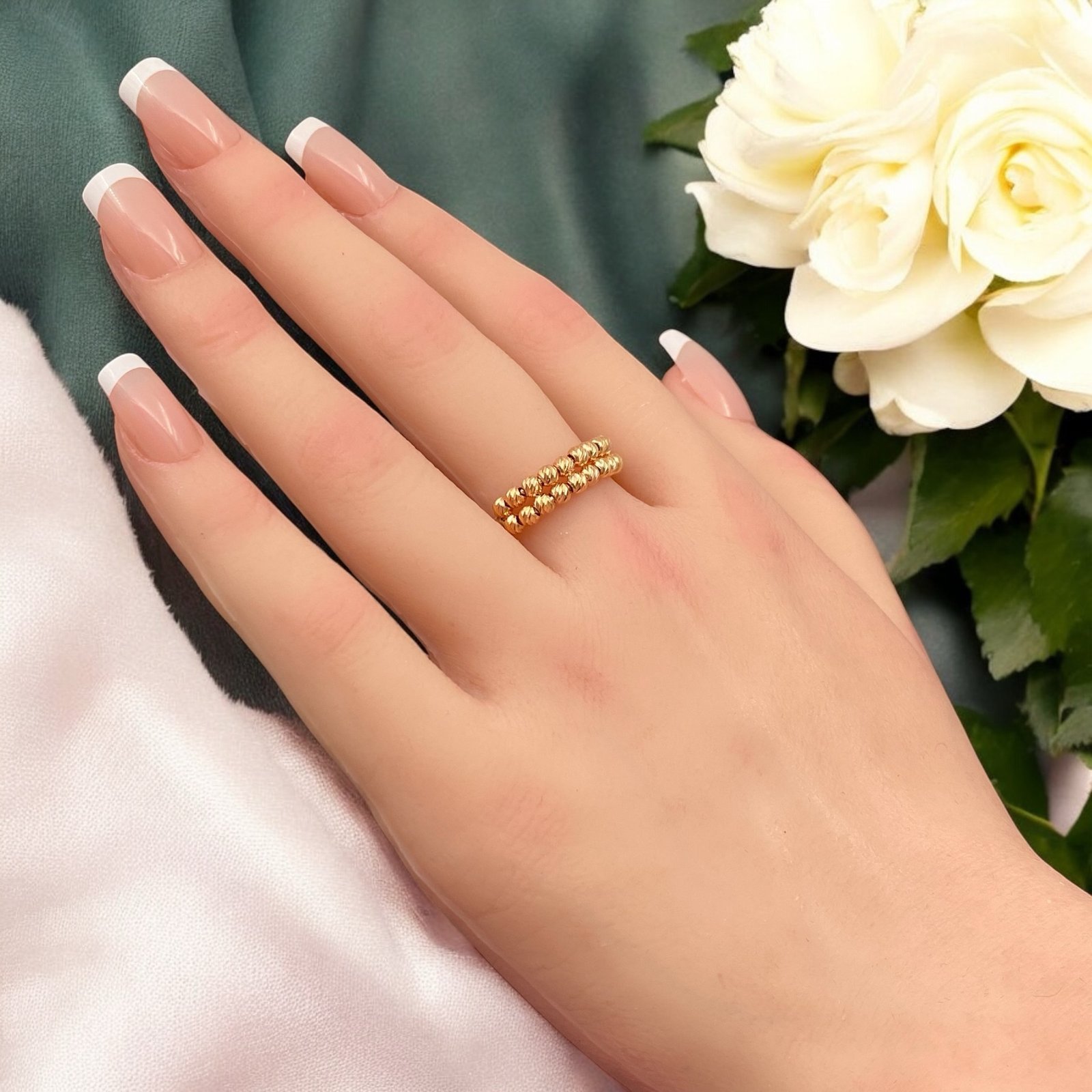 خاتم ذهب عيار 21 الوزن 3.19 جرام