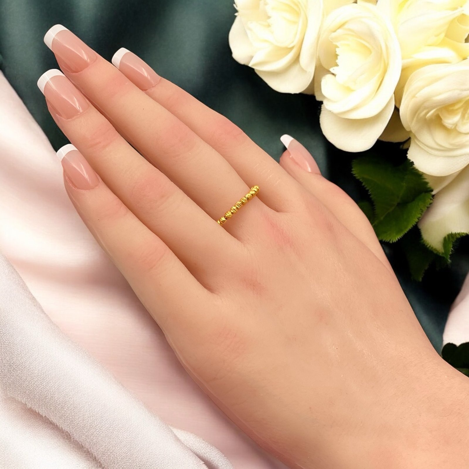 خاتم ذهب عيار 21 الوزن 1.74 جرام