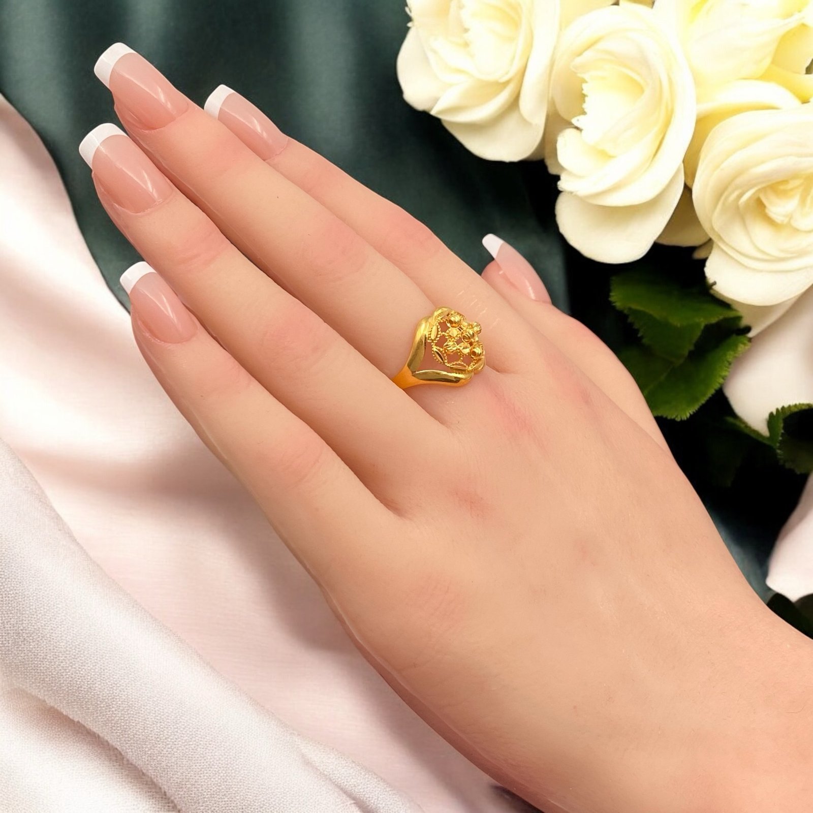 خاتم ذهب عيار 21 الوزن 2.90 جرام