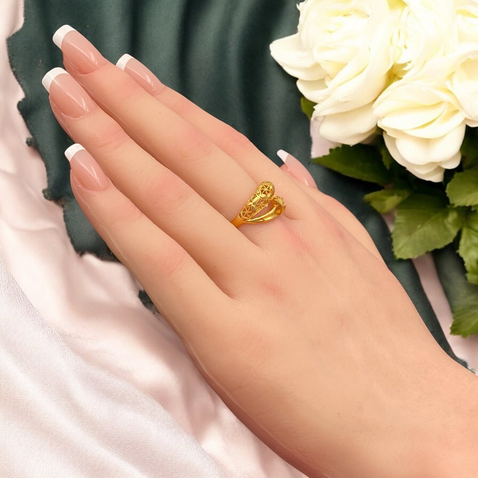 خاتم ذهب عيار 21 الوزن 3 جرام