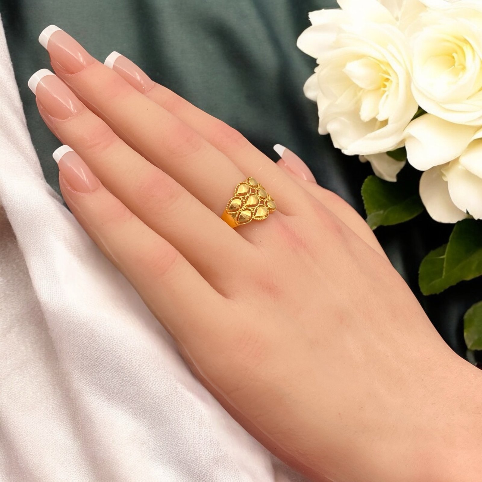 خاتم ذهب عيار 21 الوزن 3.31 جرام