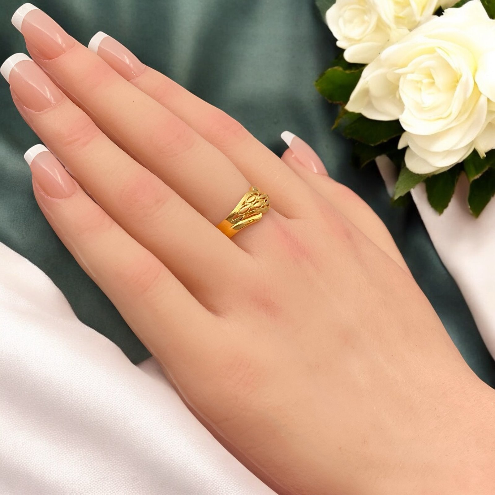 خاتم ذهب عيار 21 الوزن 2.57 جرام