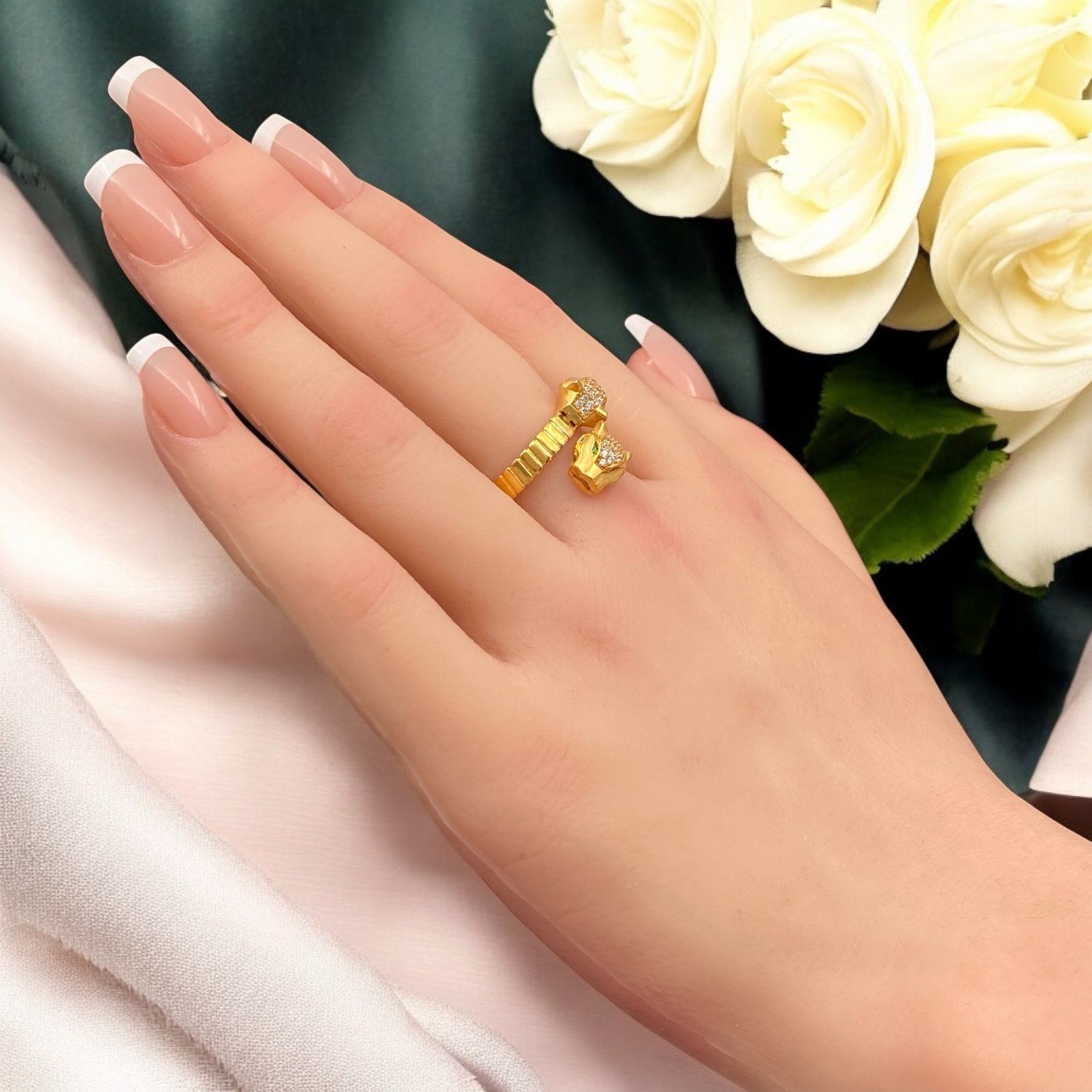 خاتم ذهب عيار 21 الوزن 5 جرام