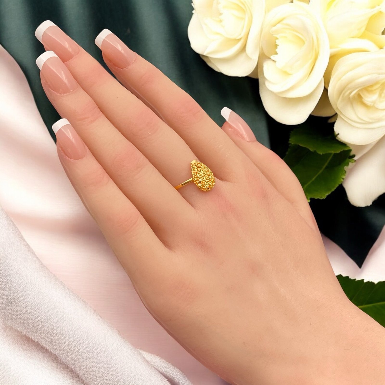 خاتم ذهب عيار 21 الوزن 1.92 جرام