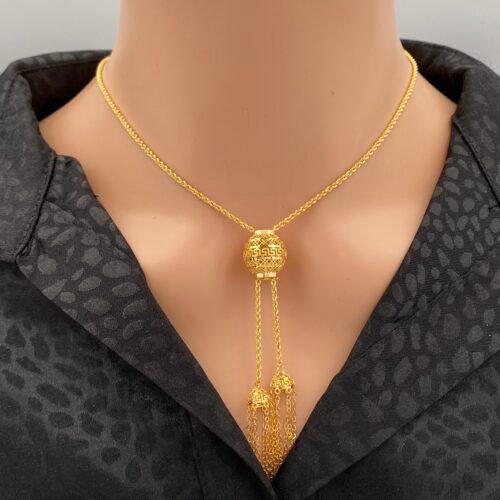 سبحه ذهب عيار 21 الوزن 6.51 جرام