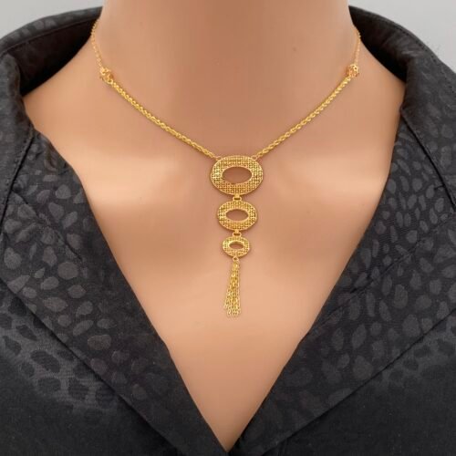 سبحه ذهب عيار 21 الوزن 3.82 جرام