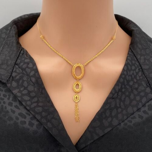 سبحه ذهب عيار 21 الوزن 3.37 جرام