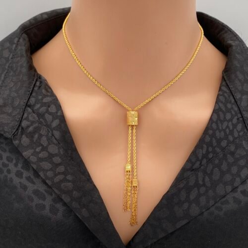 سبحه ذهب عيار 21 الوزن 3.77 جرام