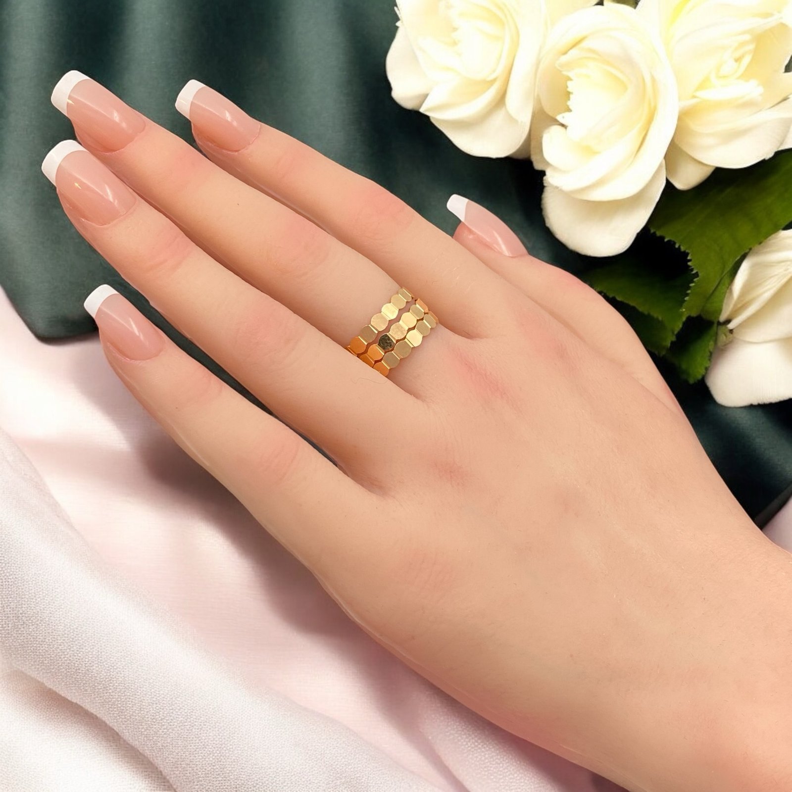 خاتم مرامي ذهب عيار 21 الوزن 4.91 جرام