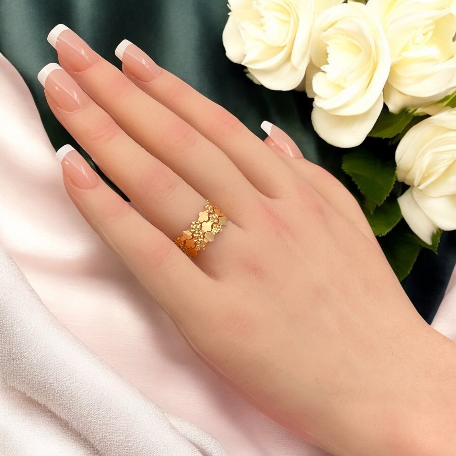 خاتم مرامي ذهب عيار 21 الوزن 3.80 جرام