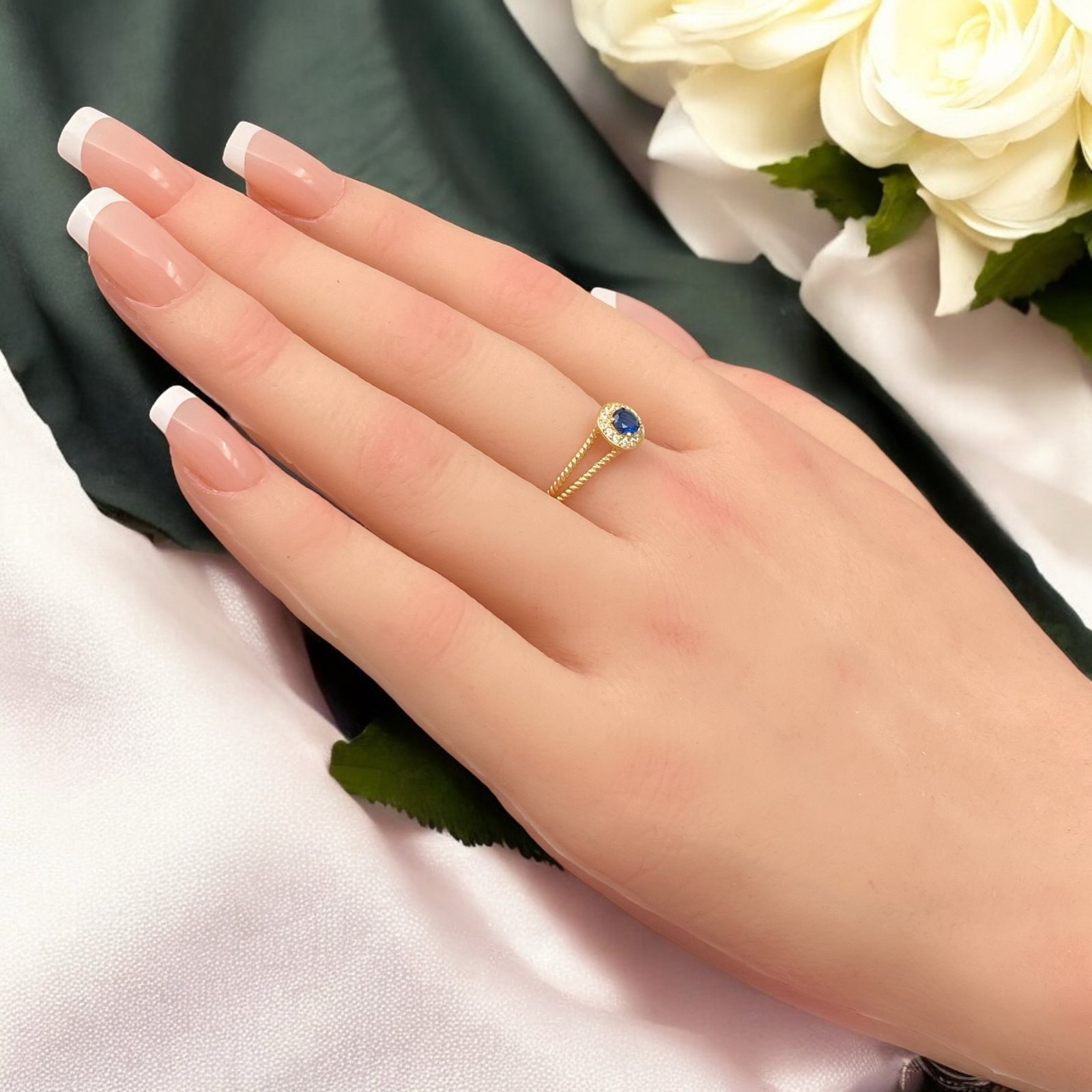 خاتم ذهب عيار 18 الوزن 2 جرام