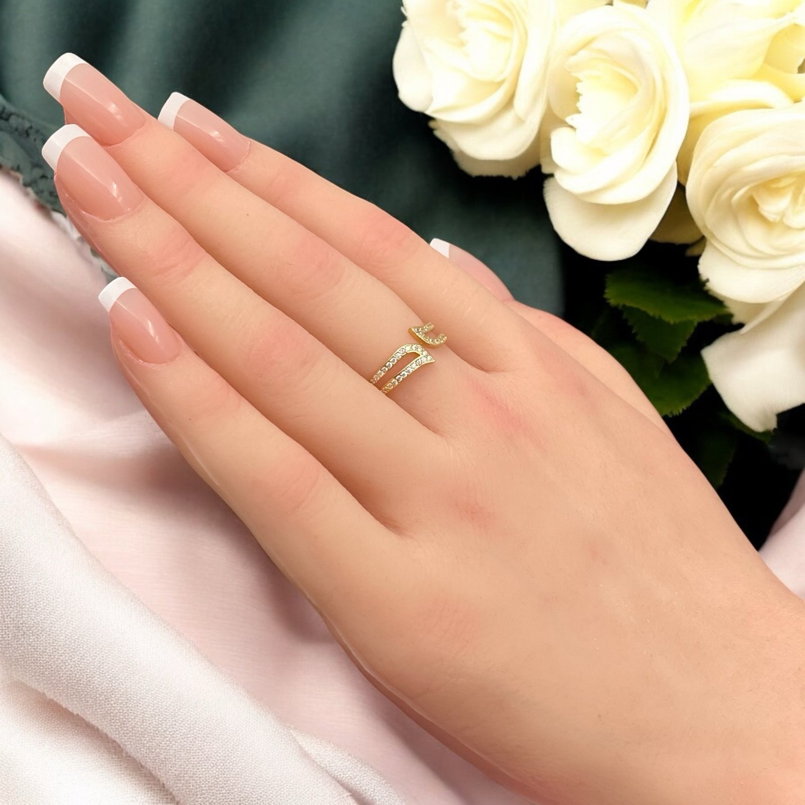 خاتم ذهب عيار 18 الوزن 2.30 جرام