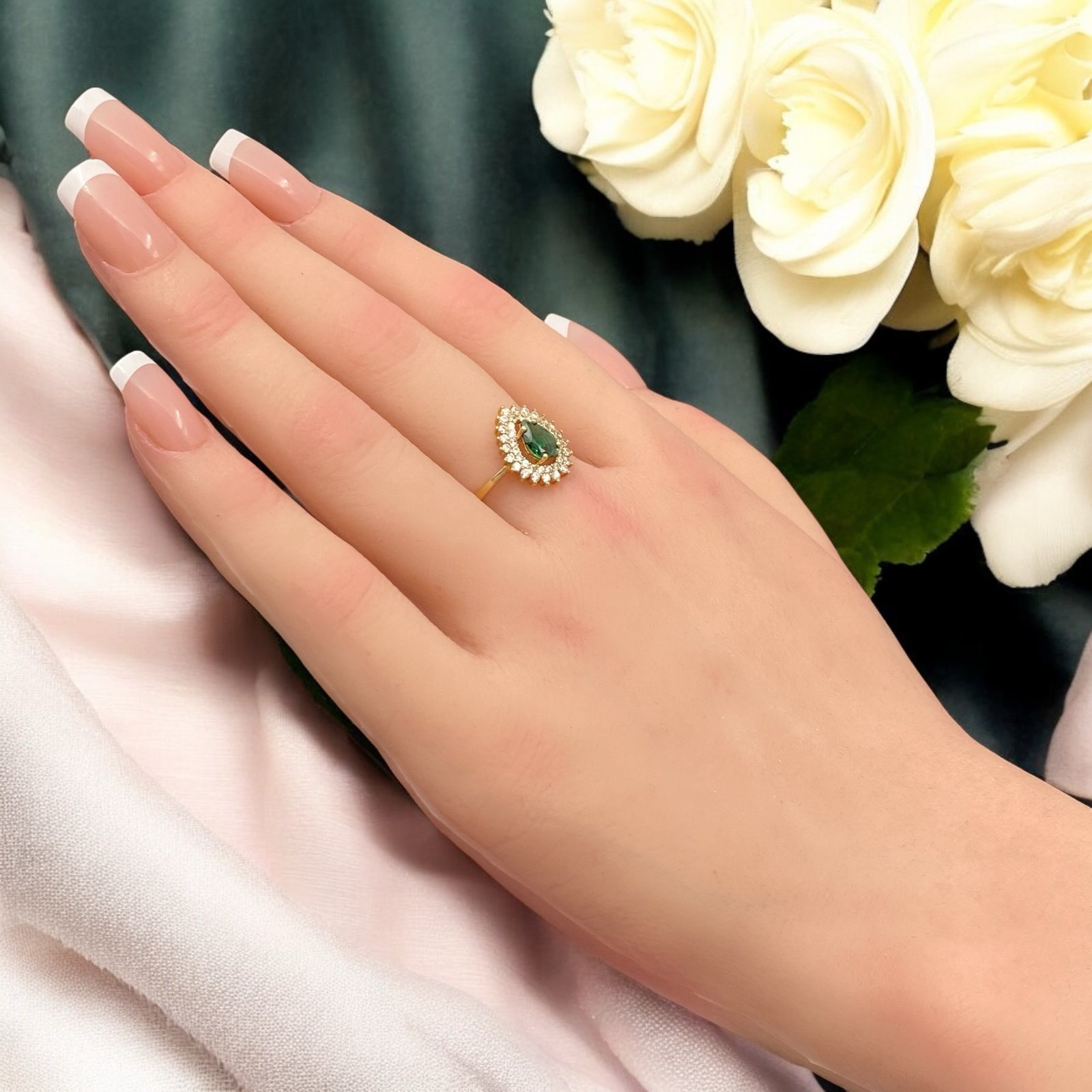 خاتم ذهب عيار 18 الوزن 3.41 جرام