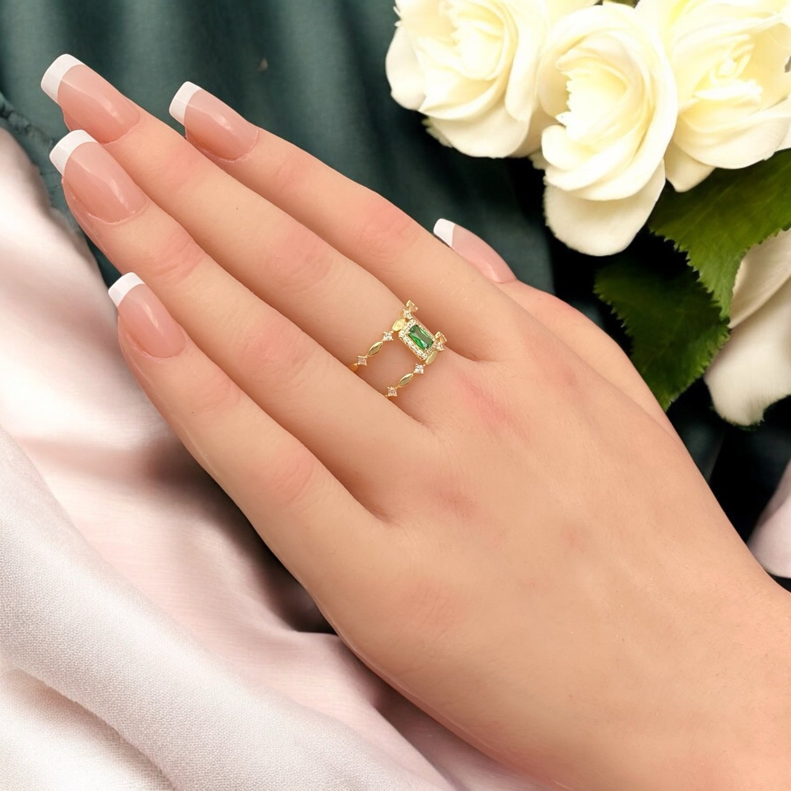 خاتم ذهب عيار 18 الوزن 1.84 جرام