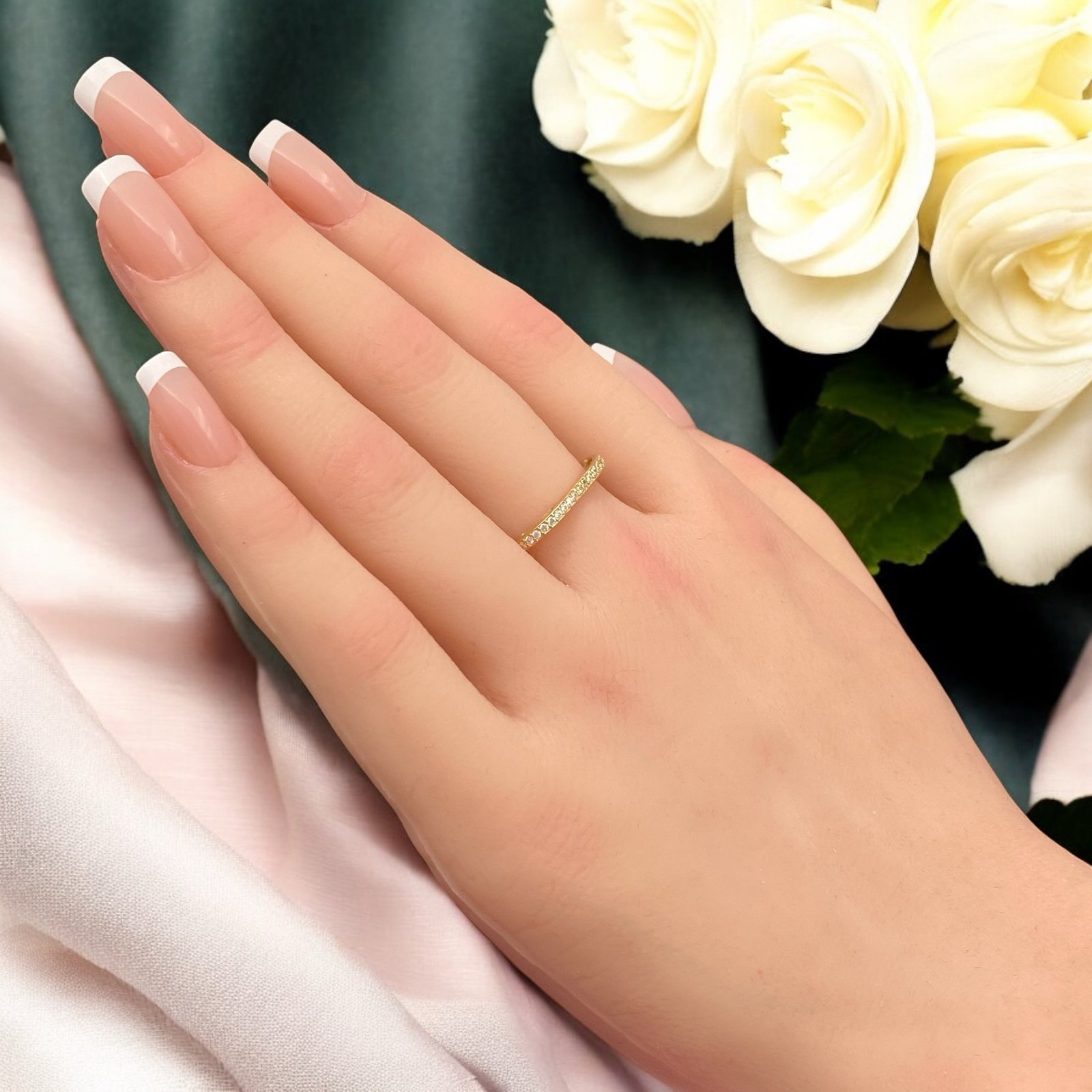 خاتم ذهب عيار 18 الوزن 2.31 جرام