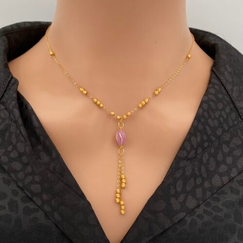 سبحه ذهب عيار 21 الوزن 5.47 جرام