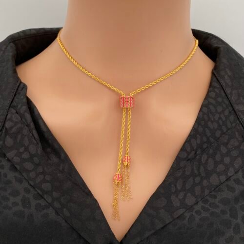 سبحه ذهب عيار 21 الوزن 5.3 جرام