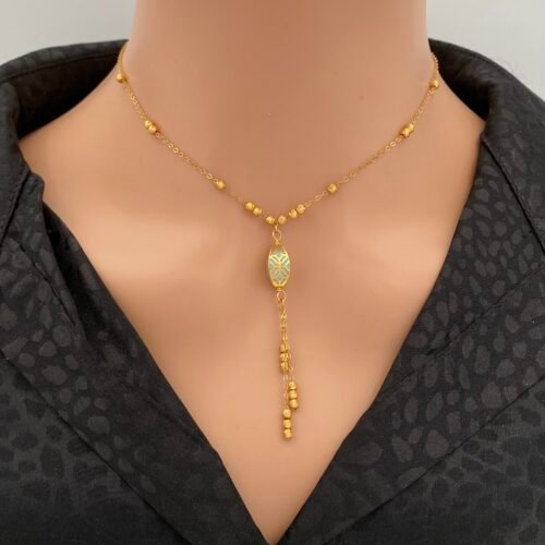 سبحه ذهب عيار 21 الوزن 6.24 جرام